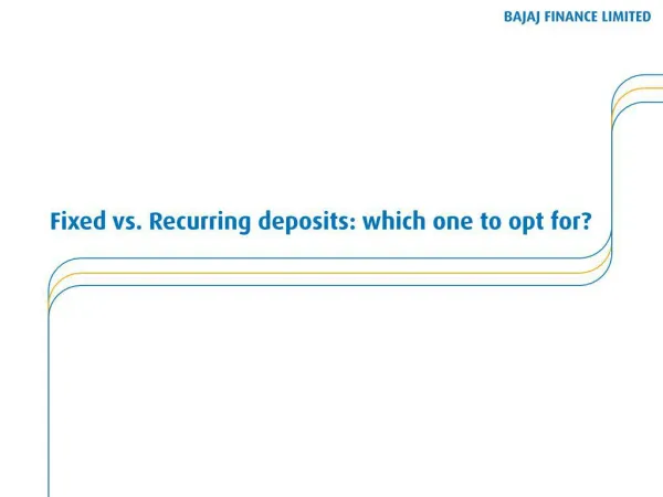 FD VS RD- Which One to Opt for Investment