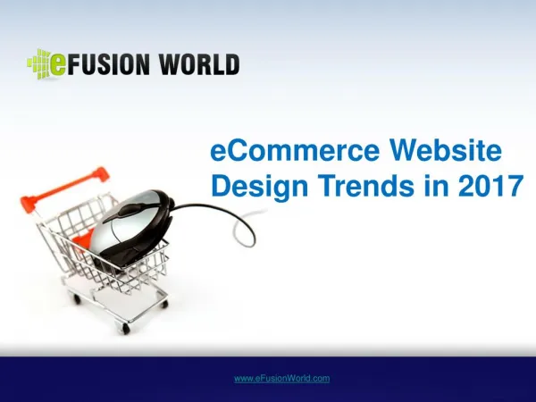 eCommerce Website Design Trends 2017