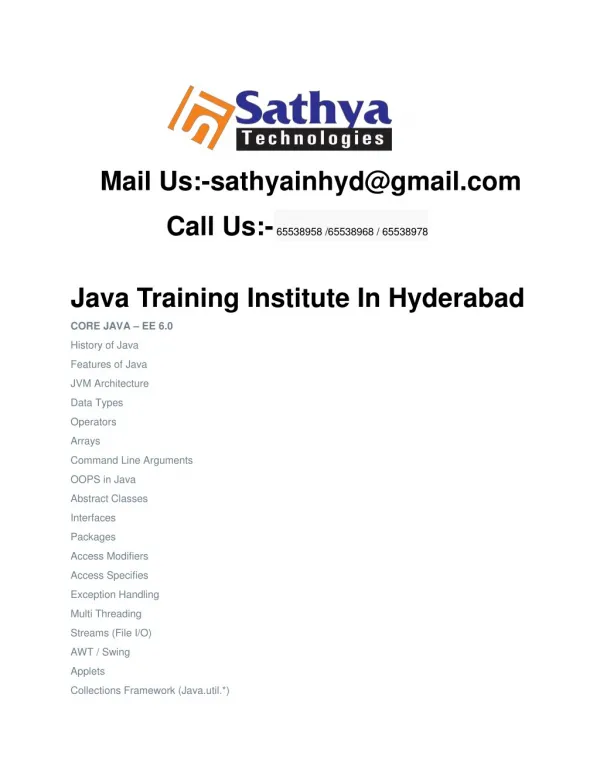 mail us sathyainhyd@gmail com