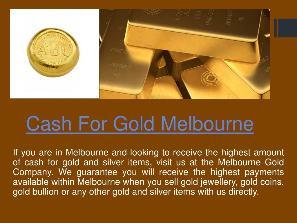 cash for gold melbourne