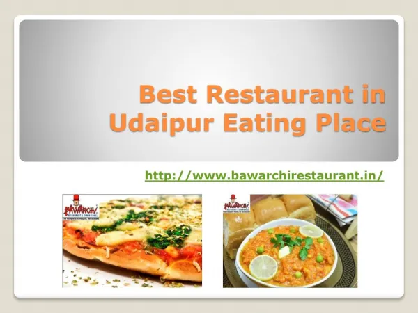 Best Restaurant in Udaipur Eating Place