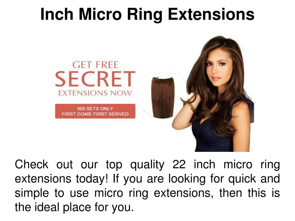 inch micro ring extensions