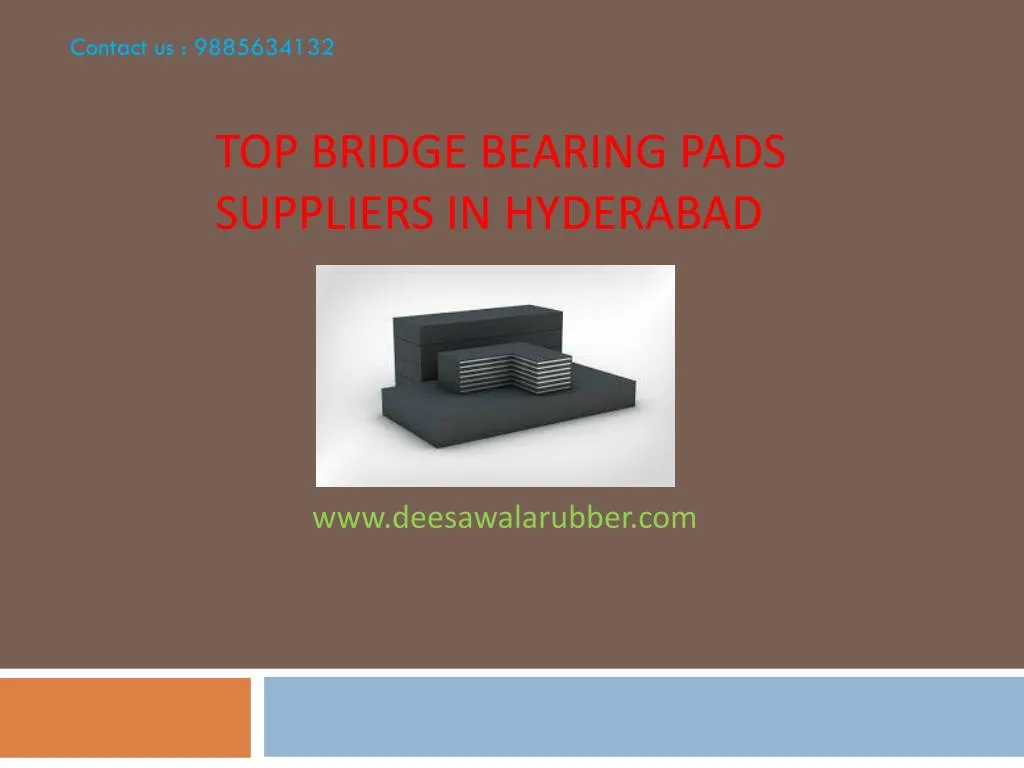 top bridge bearing pads suppliers in hyderabad