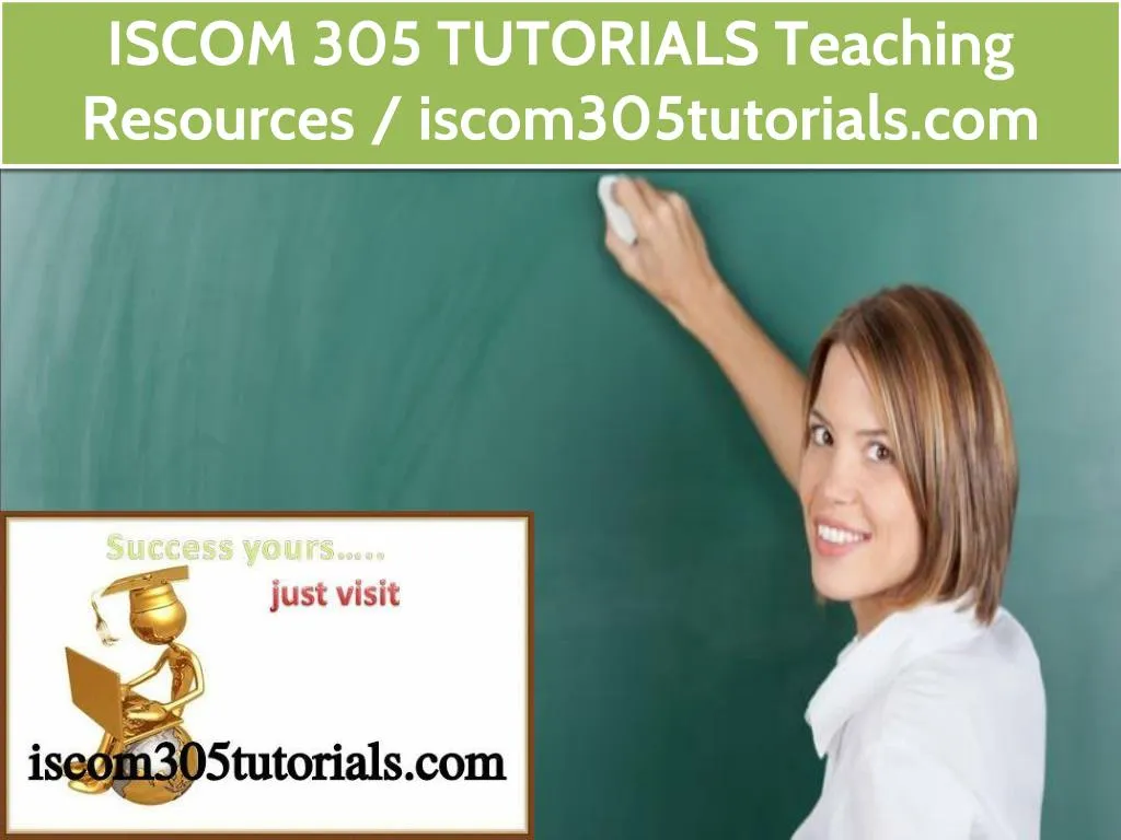 iscom 305 tutorials teaching resources