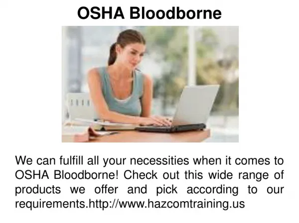 OSHA Bloodborne