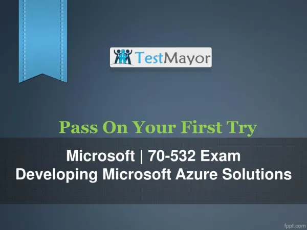 Get Real Exam Question And Answers For Microsoft 70-532