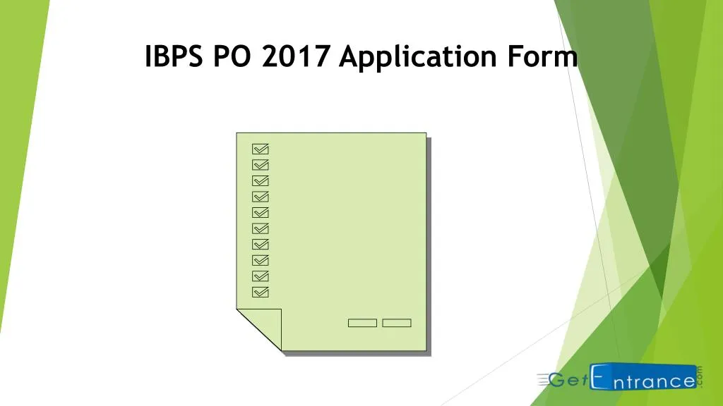 ibps po 2017 application form