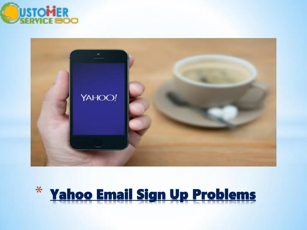 yahoo email sign up problems