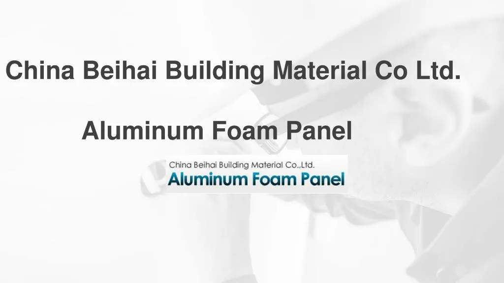 china beihai building material co ltd aluminum foam panel