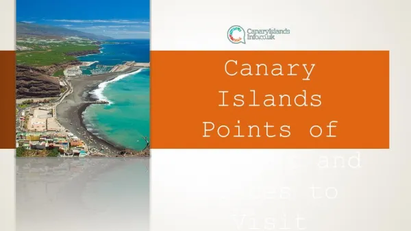 Canary Islands Points of Interest and Places to Visit