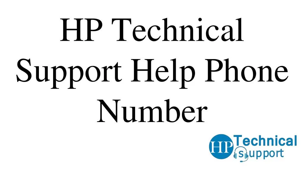 hp technical support help phone number