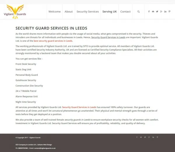 Security Guard Services in Bristol - Vigilant Guards Ltd