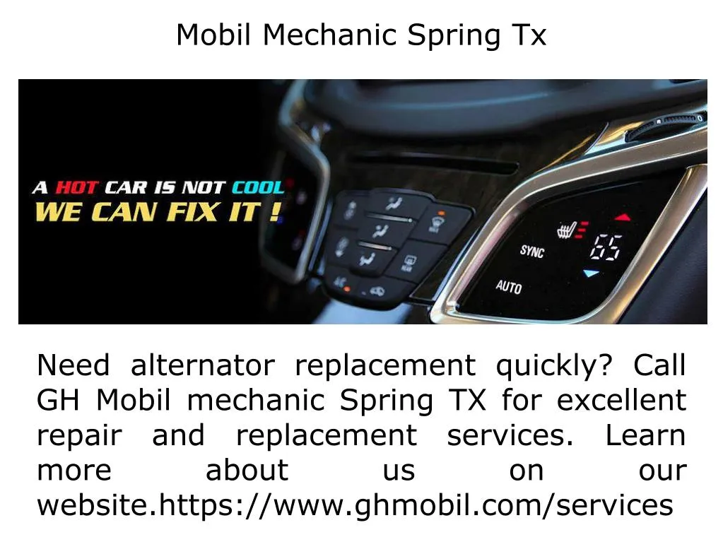 mobil mechanic spring tx