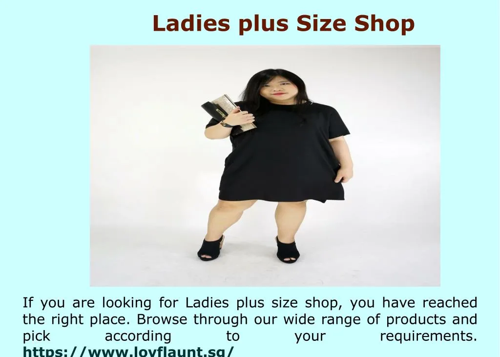 ladies plus size shop