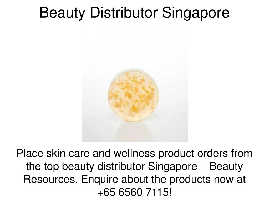 beauty distributor singapore