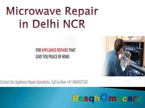 Microwave Repair in Delhi NCR