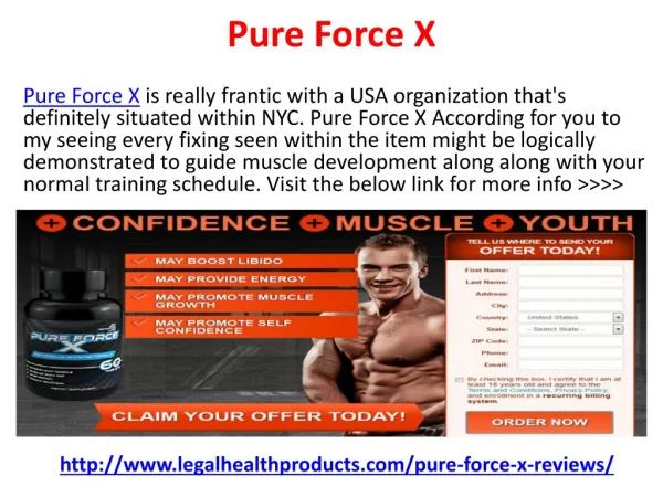 Pure Force X Supplement Where to Buy ?