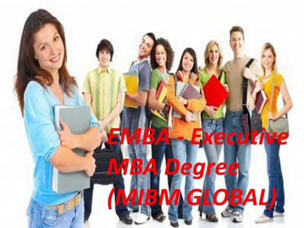 Asset administration is an EMBA - Executive MBA Degree