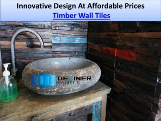 Timber Wall Tiles - slide 1