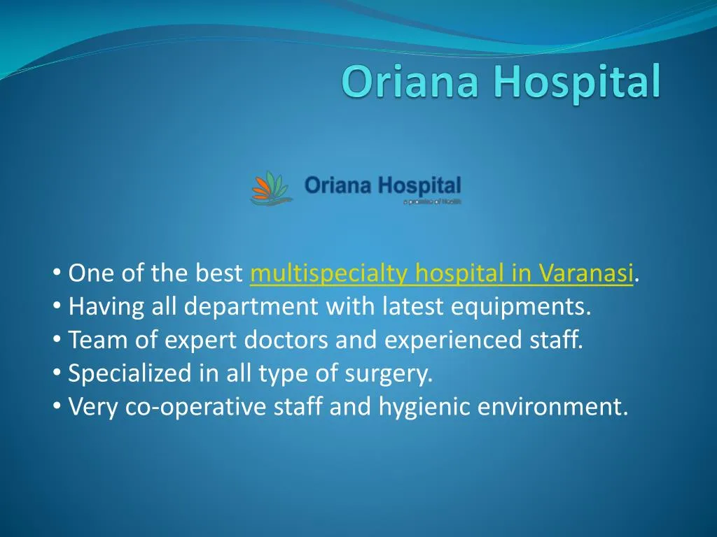 oriana hospital
