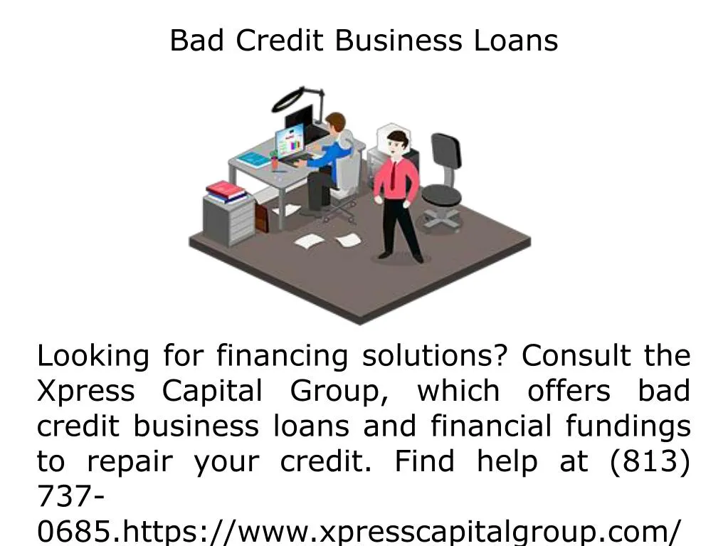 bad credit business loans