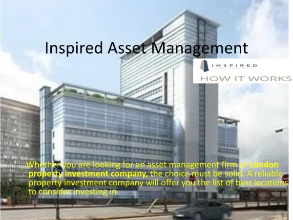 Investment Management in London
