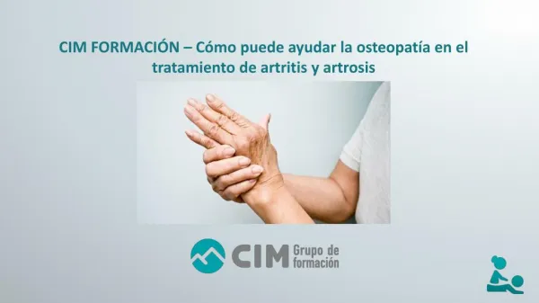 Cim Barcelona: Cómo puede ayudar la osteopatía