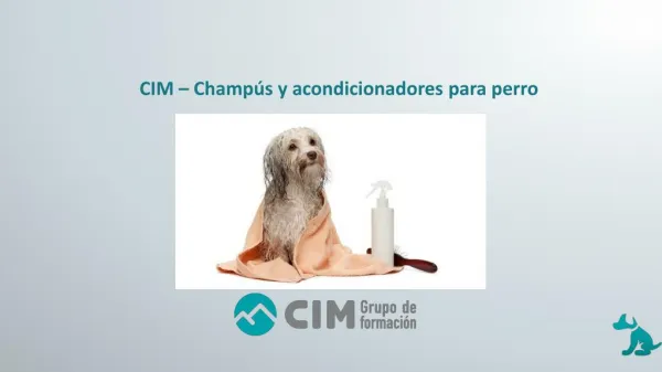 CIM Alicante: Champús y acondicionadores para perro