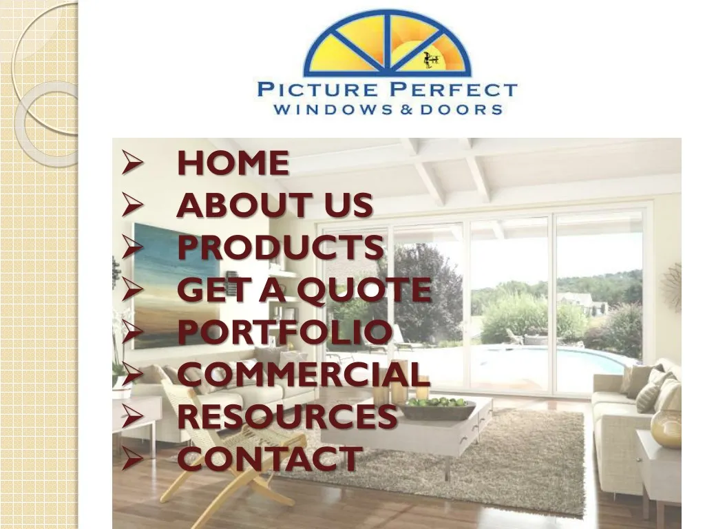 home about us products get a quote portfolio