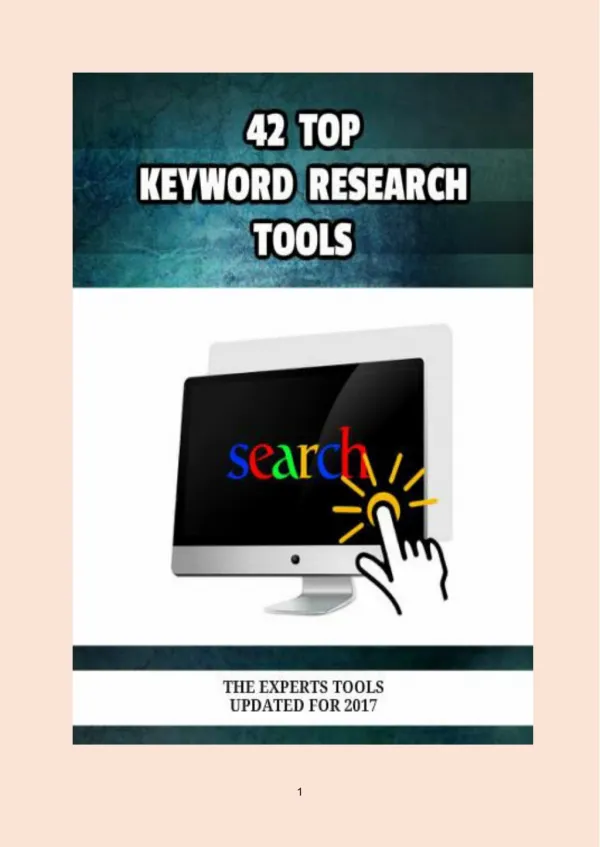 Top 42 Keyword Research Tools