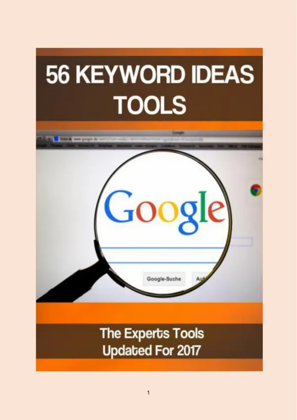 Top 56 Keywords Ideas Tools
