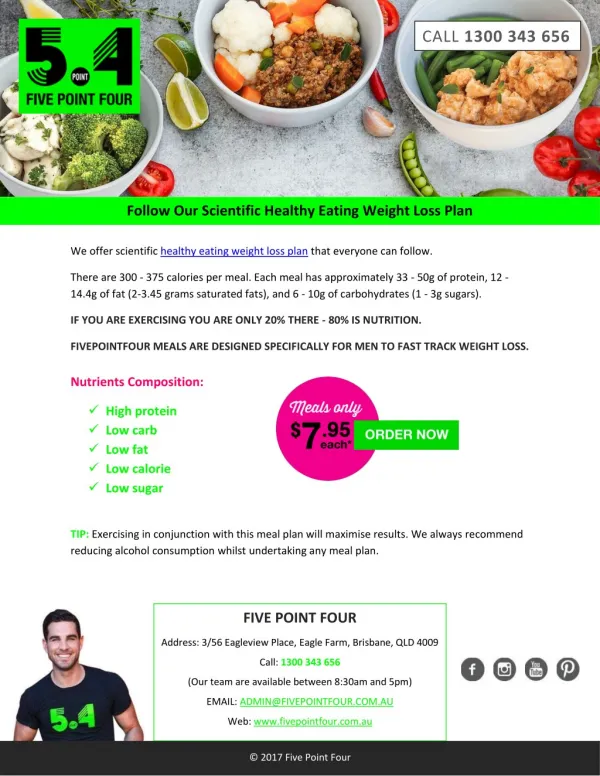 Follow Our Scientific Healthy Eating Weight Loss Plan