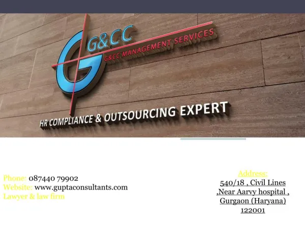 G&CC Management services | Payroll services