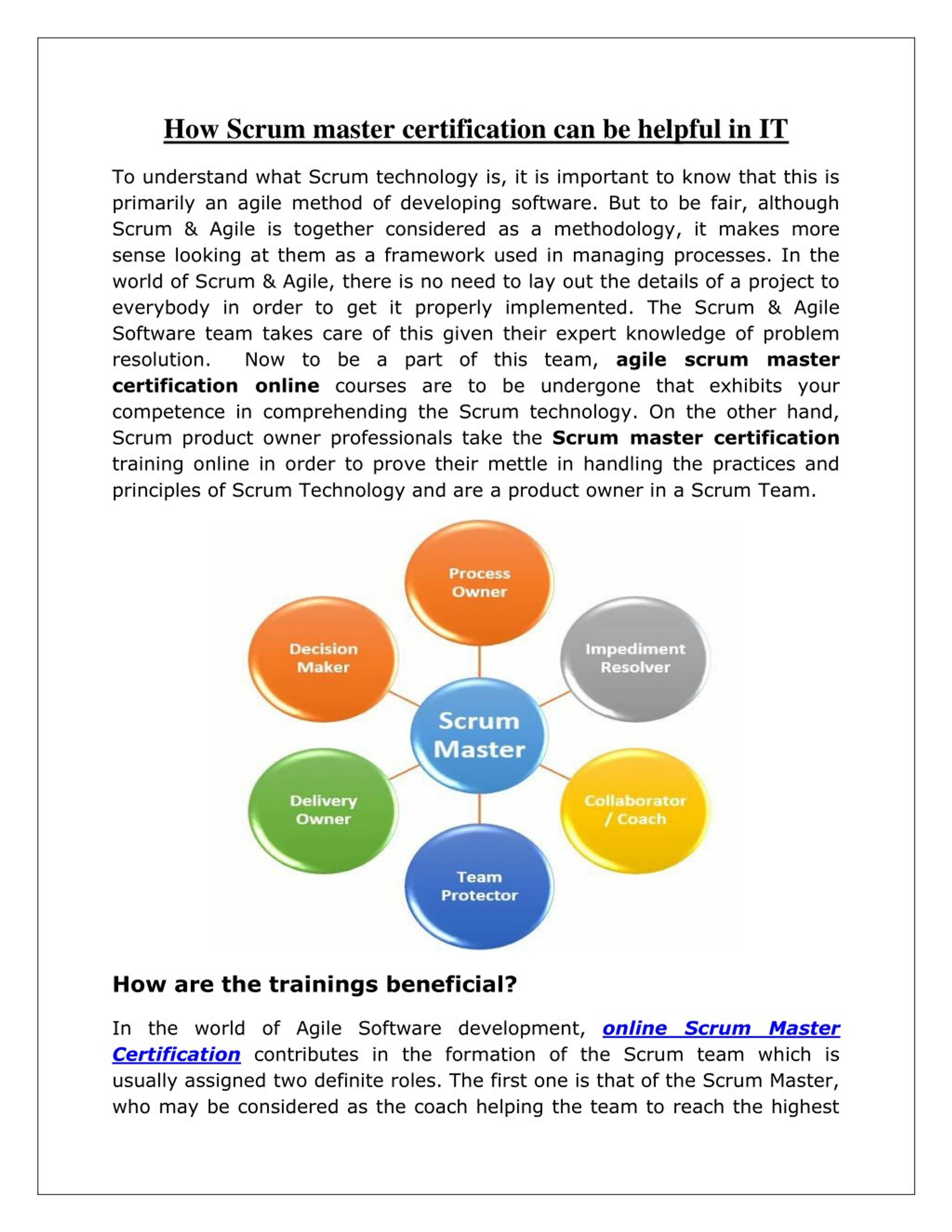 PPT - Online Scrum Master Certification PowerPoint Presentation, free ...