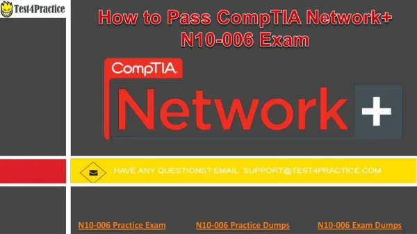 CompTIA N10-006 Study Material Strategies Revealed