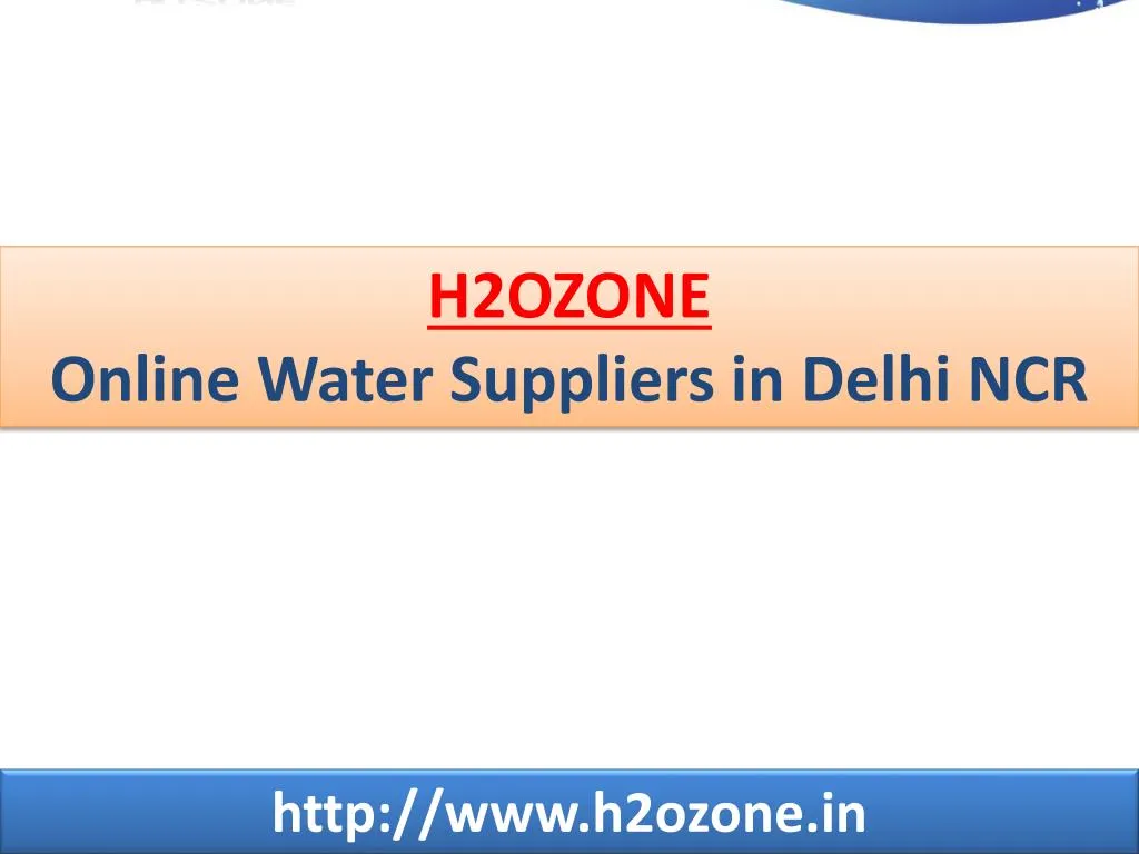 h2ozone online water suppliers in delhi ncr