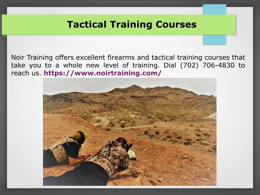 tactical training courses