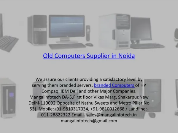 old computers laptops buyers in Delhi NCR