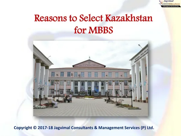 Reasons to Select Kazakhstan for MBBS