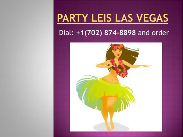 Lei Garland Las Vegas 1(702) 874-8898