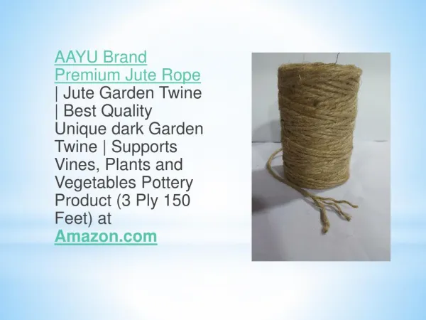 AAYU Brand Premium Best Quality Unique Dark Garden Twine