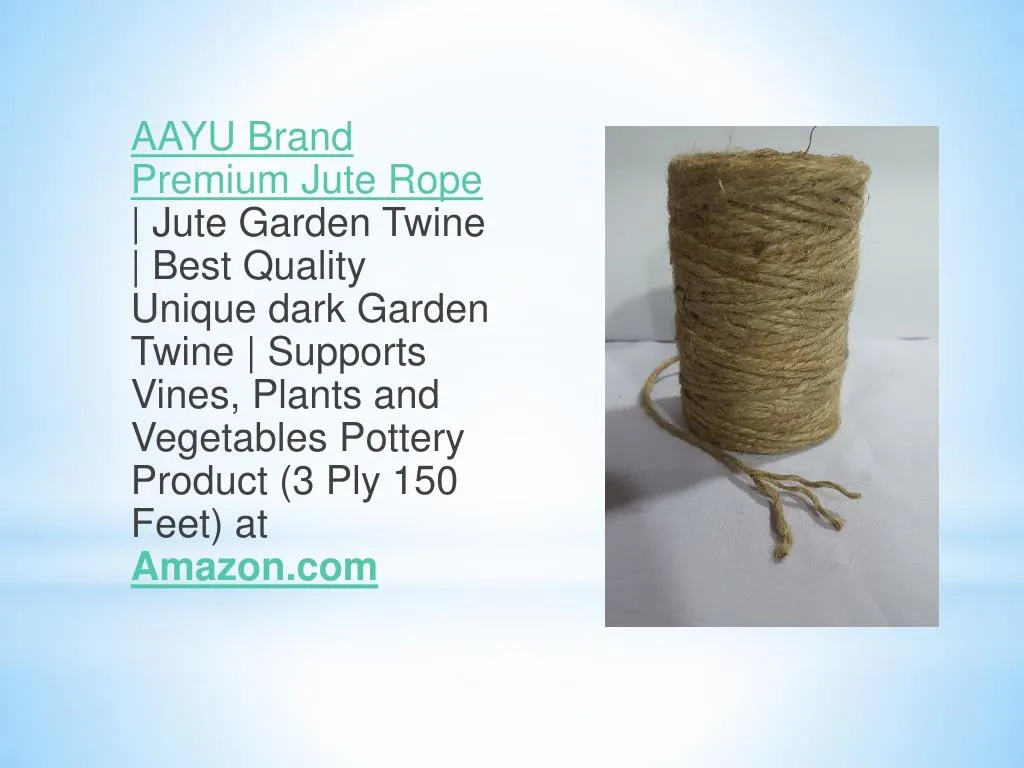 aayu brand premium jute rope jute garden twine