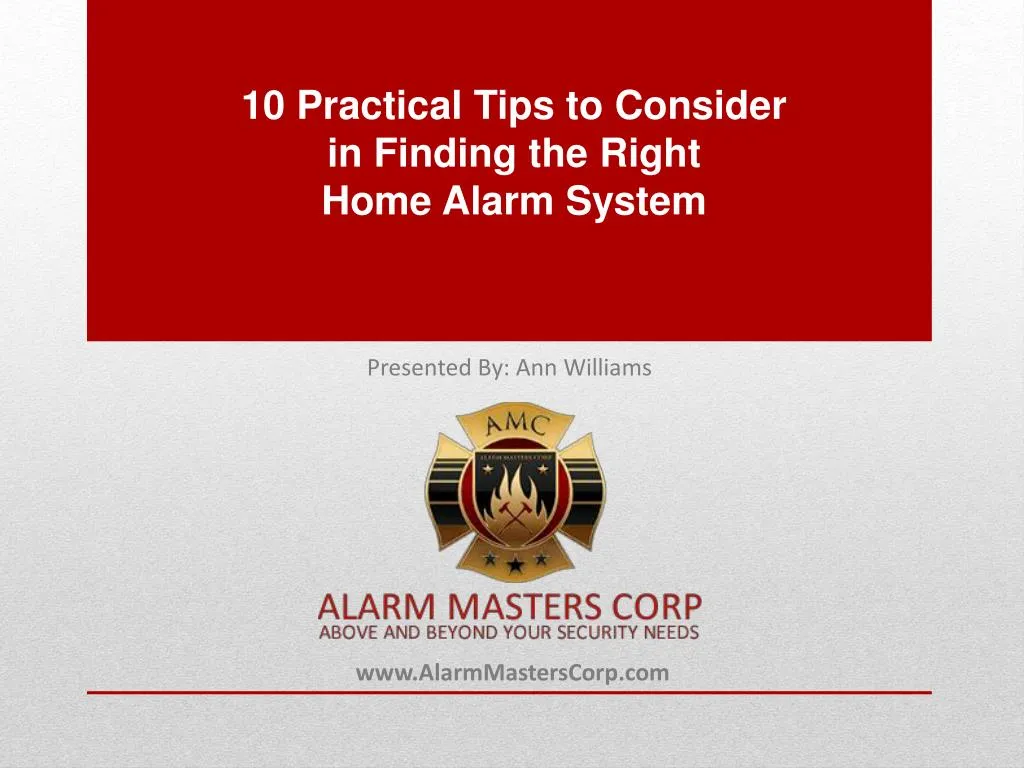 10 practical tips to consider in finding the right home alarm system