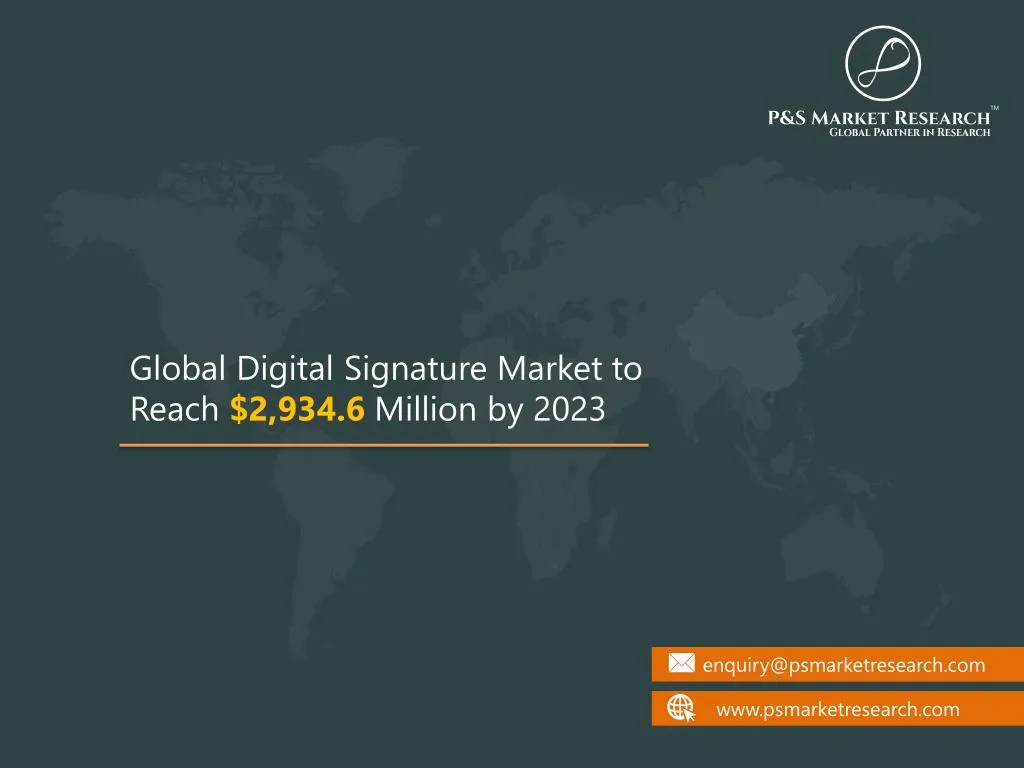 global digital signature market to reach