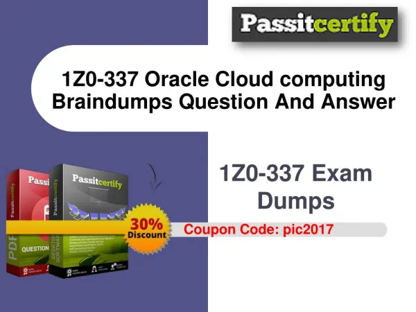 1Z0-337 Oracle Cloud computing