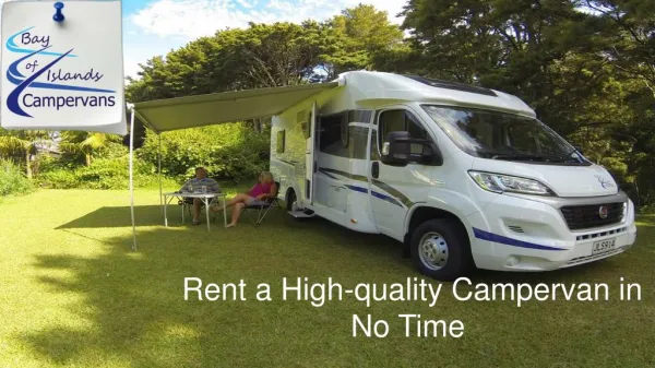 Rent a High-quality Campervan in No Time