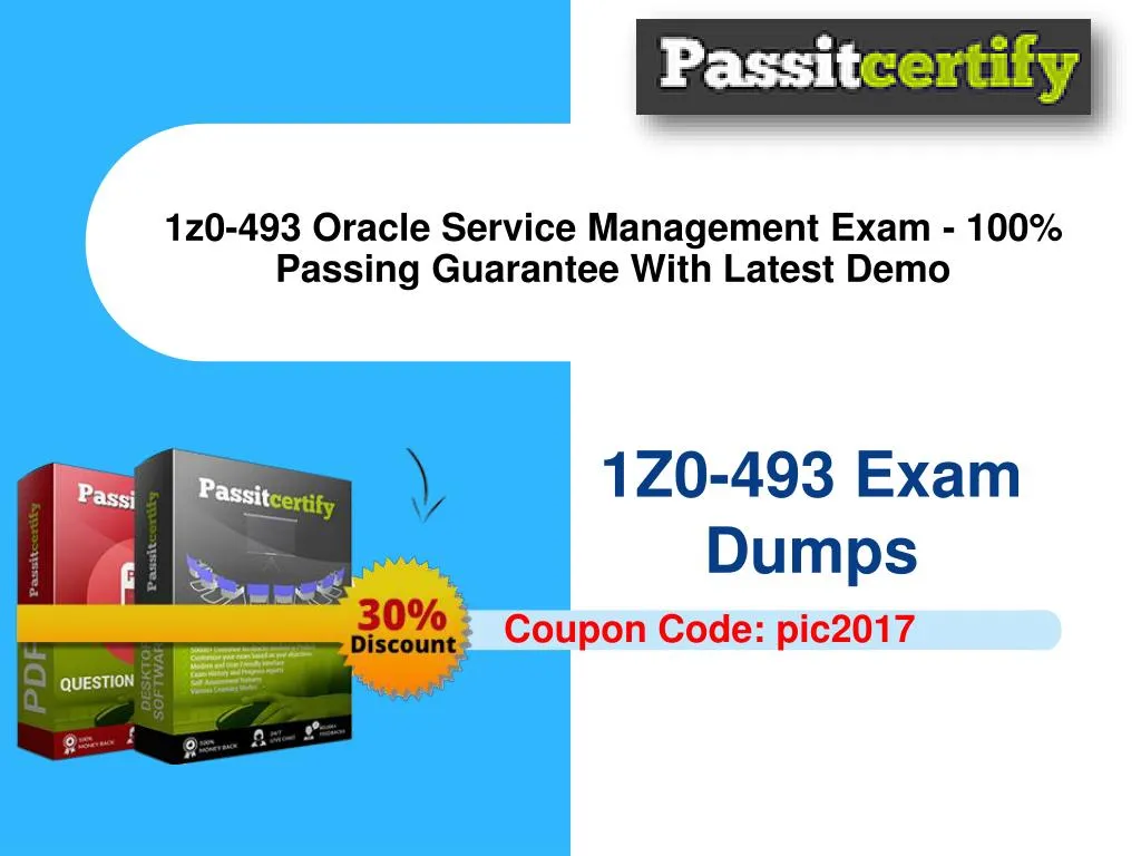 1z0 493 oracle service management exam 100 passing guarantee with latest demo