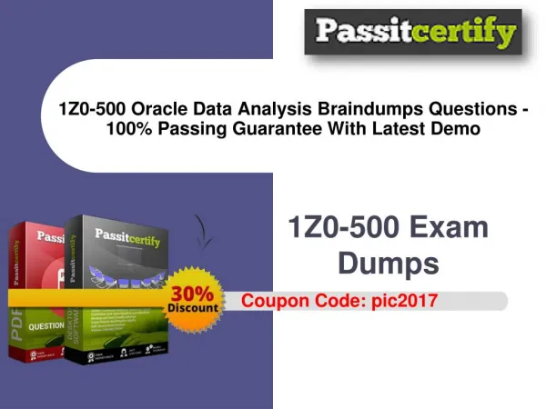1Z0-500 Oracle Data Analysis Exam Question Answer