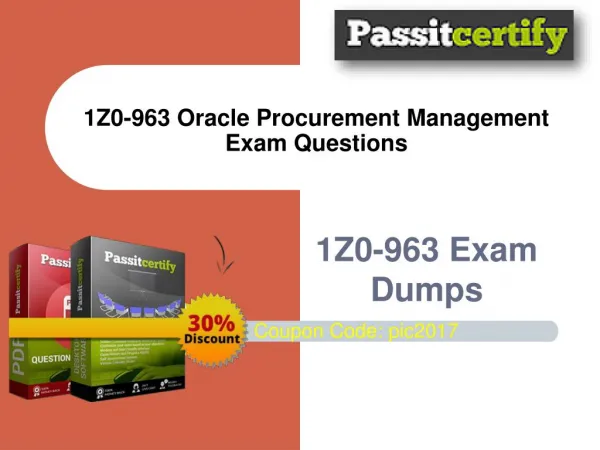 1Z0-963 Oracle Procurement Management Exam Dumps