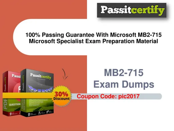 Microsoft MB2-715 Microsoft Specialist Exam Question Answer